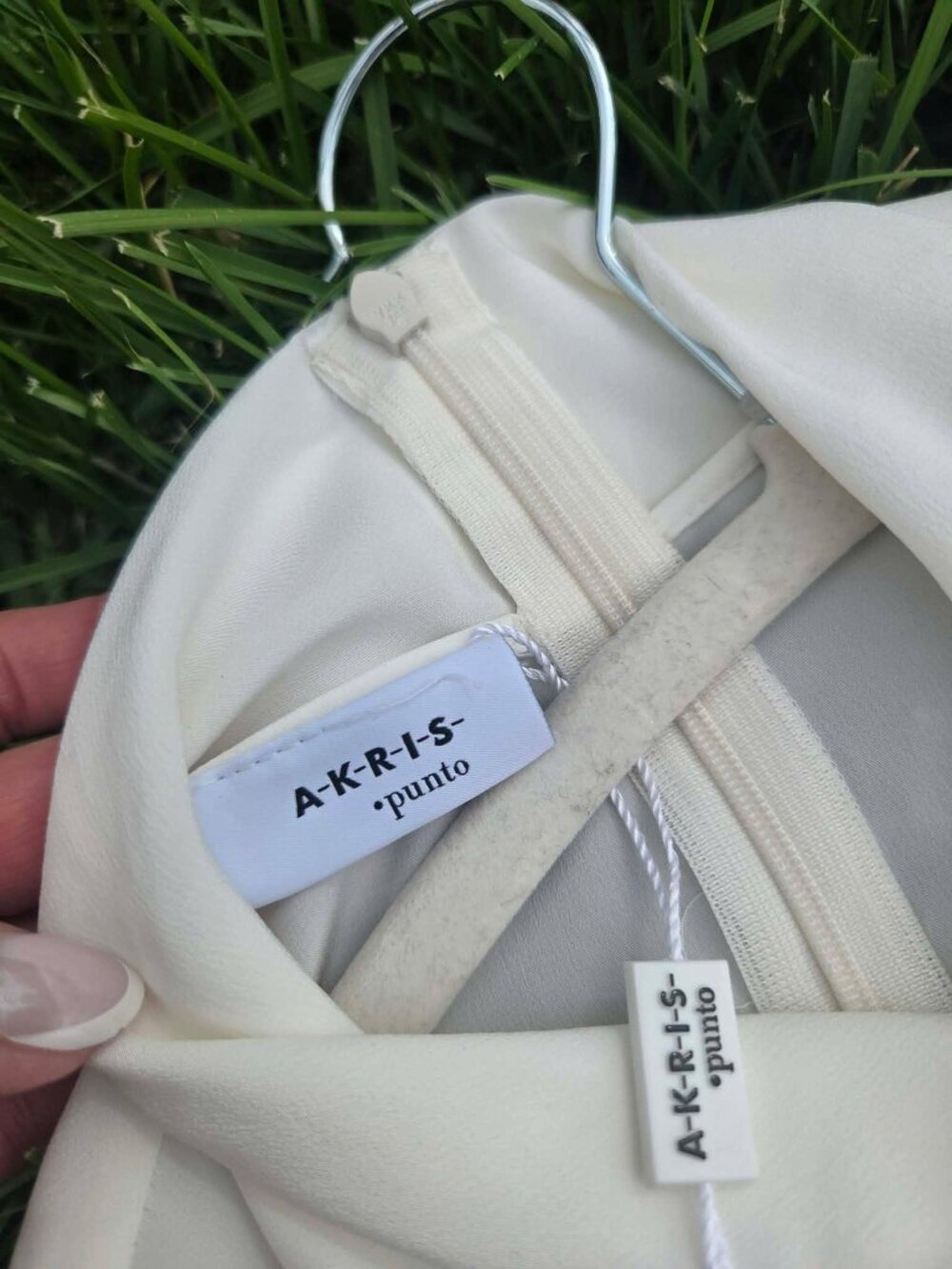 Akris Punto - Long-Sleeve Silk Scarf Blouse - size 6 - NEW with tags - Picture 8 of 16
